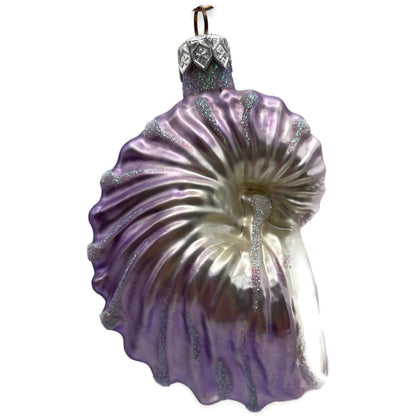 Patricia Breen A Walk On The Beach Lavender Shell Summer Christmas Tree Ornament