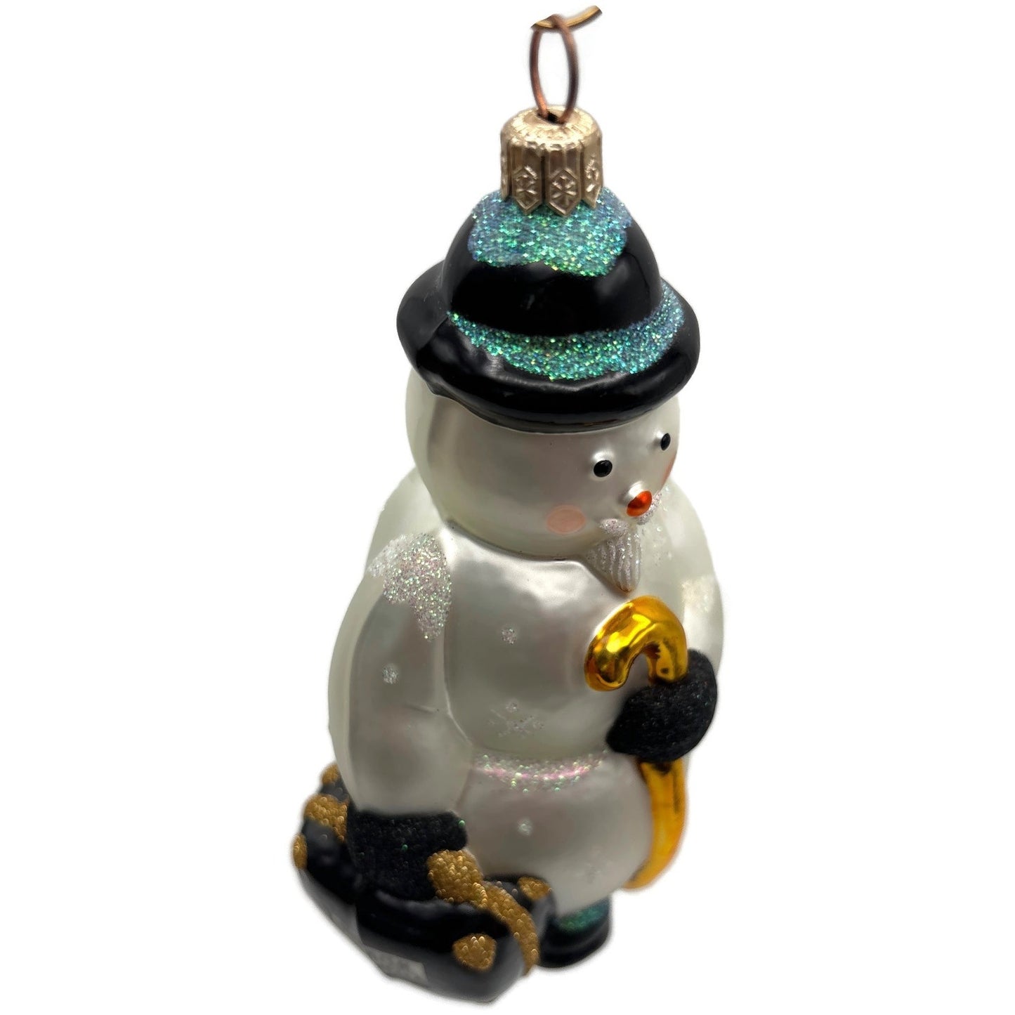 Patricia Breen Professor Mercury Snowman Christmas Tree Ornament Neiman Marcus