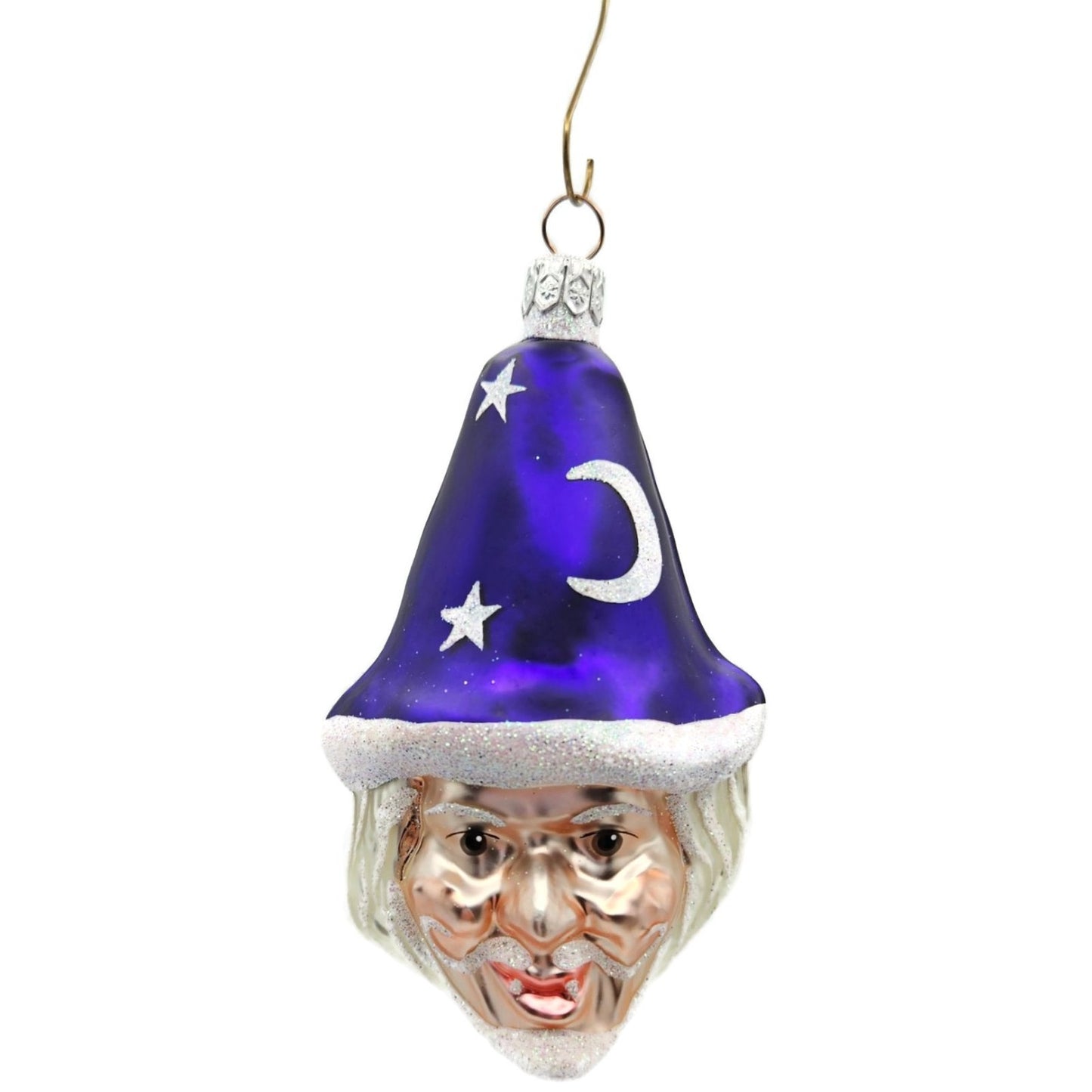 Patricia Breen Witch Hazel Wizard Purple Moon Halloween Christmas Ornament CO