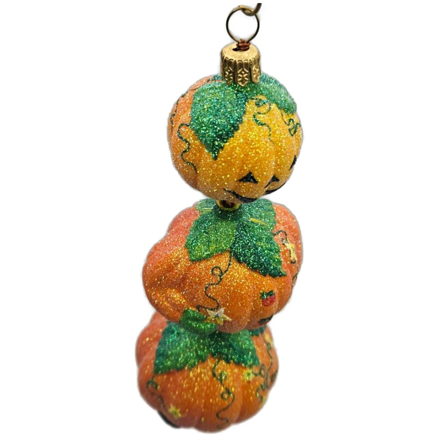 Patricia Breen Kinetic Pumpkinman Orange Jack-o-Lantern Stars Halloween Ornament