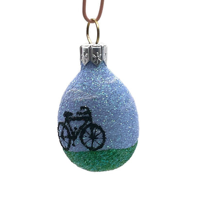 Patricia Breen Miniature Egg Go Ride your Bike Easter Christmas Tree Ornament