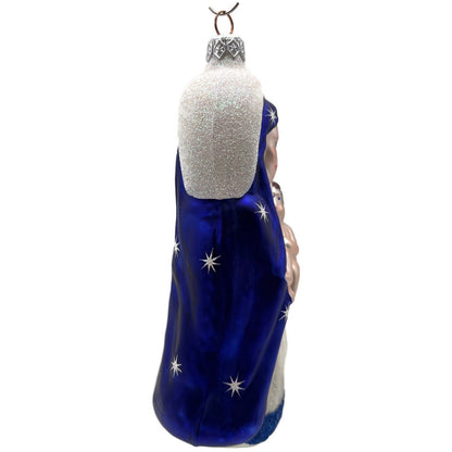 Patricia Breen Madonna of the Sun Cobalt Blue Stars Christmas Tree Ornament