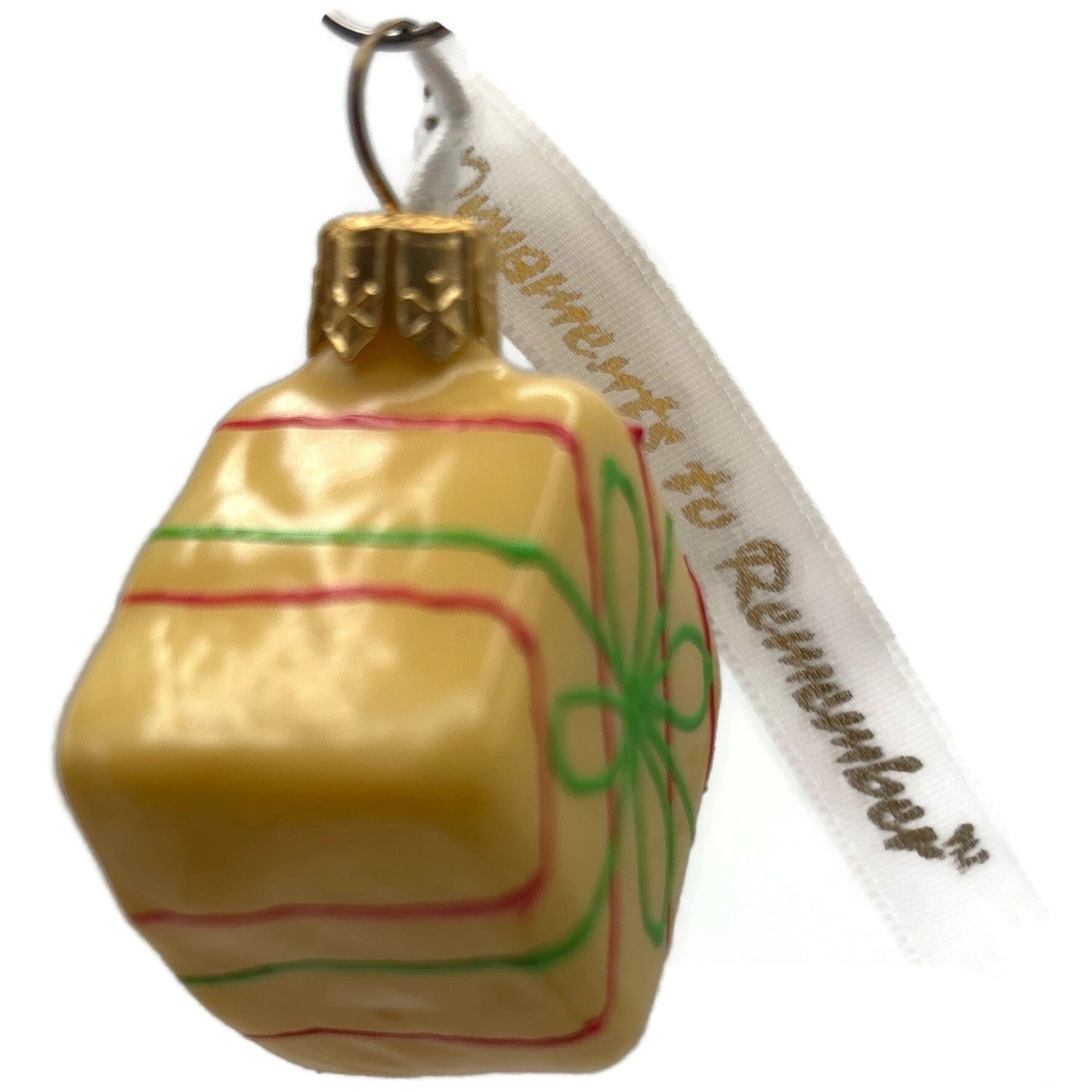 Candy Truffle Ornaments to Remember Yellow Green Red Treat Christmas Ornament
