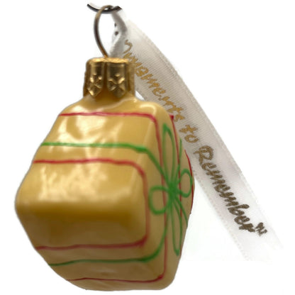 Candy Truffle Ornaments to Remember Yellow Green Red Treat Christmas Ornament