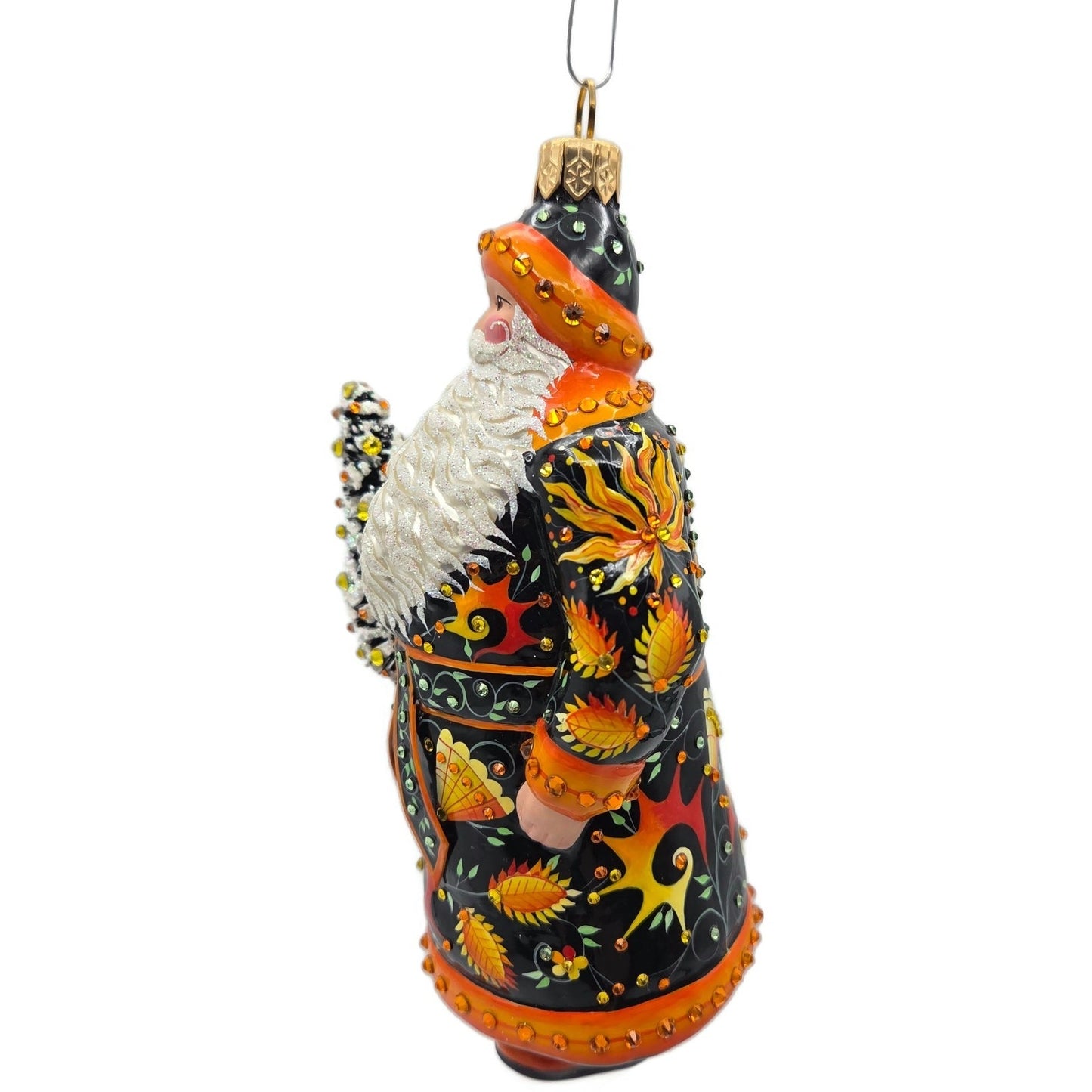 Patricia Breen Nicholas Russian Fairy Tale Black Santa Claus Christmas Ornament