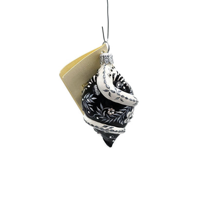 Patricia Breen Topping Chameleon Zalipie Black Spring Christmas Tree Ornament