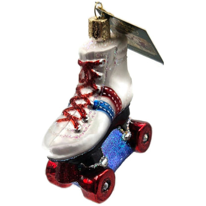 OWC Roller Skate Ornament Shoes Skating Exercise Retro Old World Christmas Tree