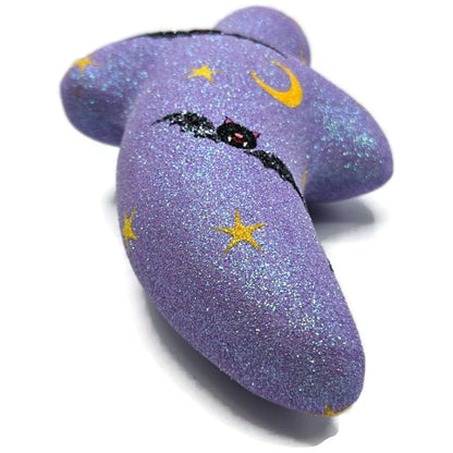 Patricia Breen Very Grand Ghost Lavender Stars Bats Halloween Ornament 2554