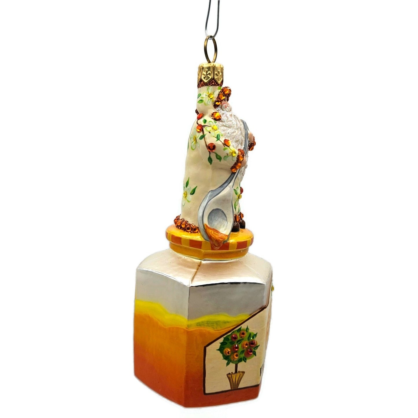 Patricia Breen Loving Spoonful Orange Marmalade Santa Spring Christmas Ornament
