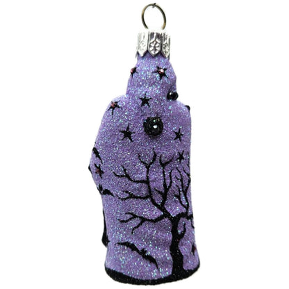 Patricia Breen Mini Redoute Santa Lavender Witch Glass Halloween Ornament 2426