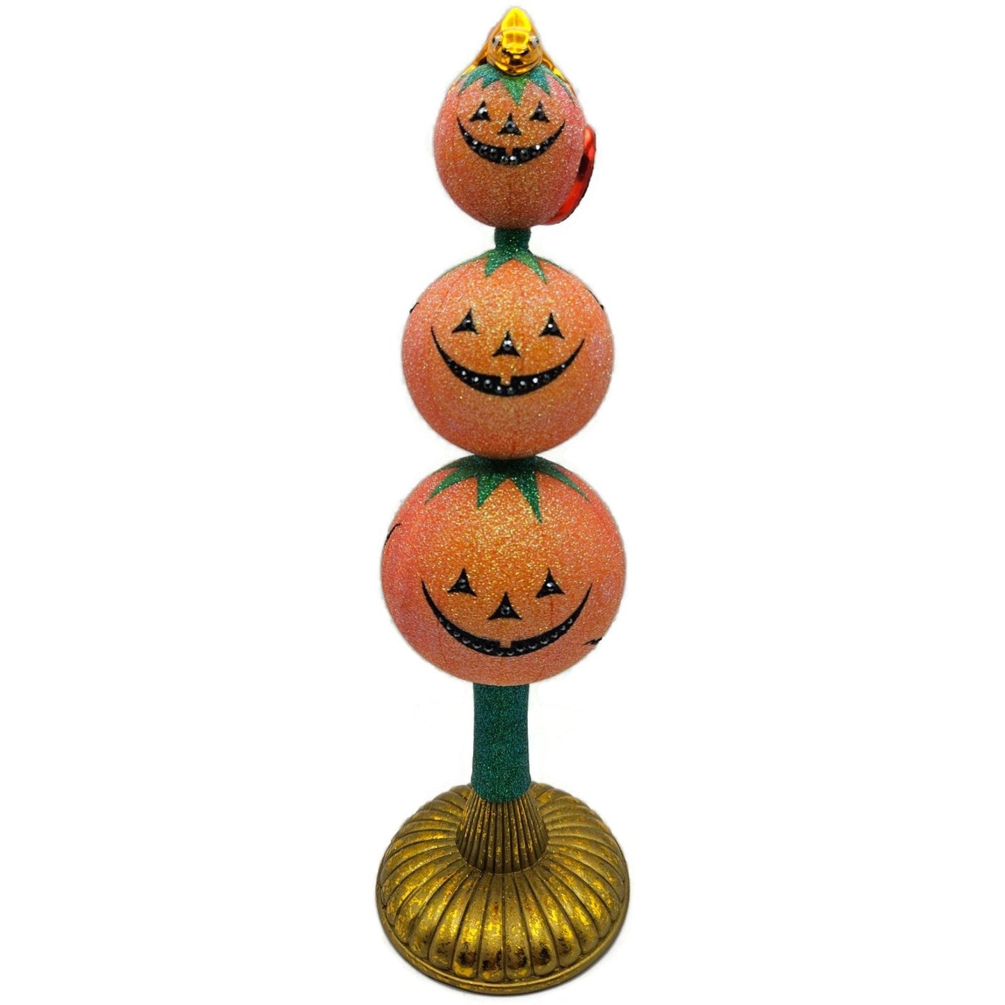 Patricia Breen Chameleon Finial Halloween Pumpkins Jack-O-Lantern Tree Topper
