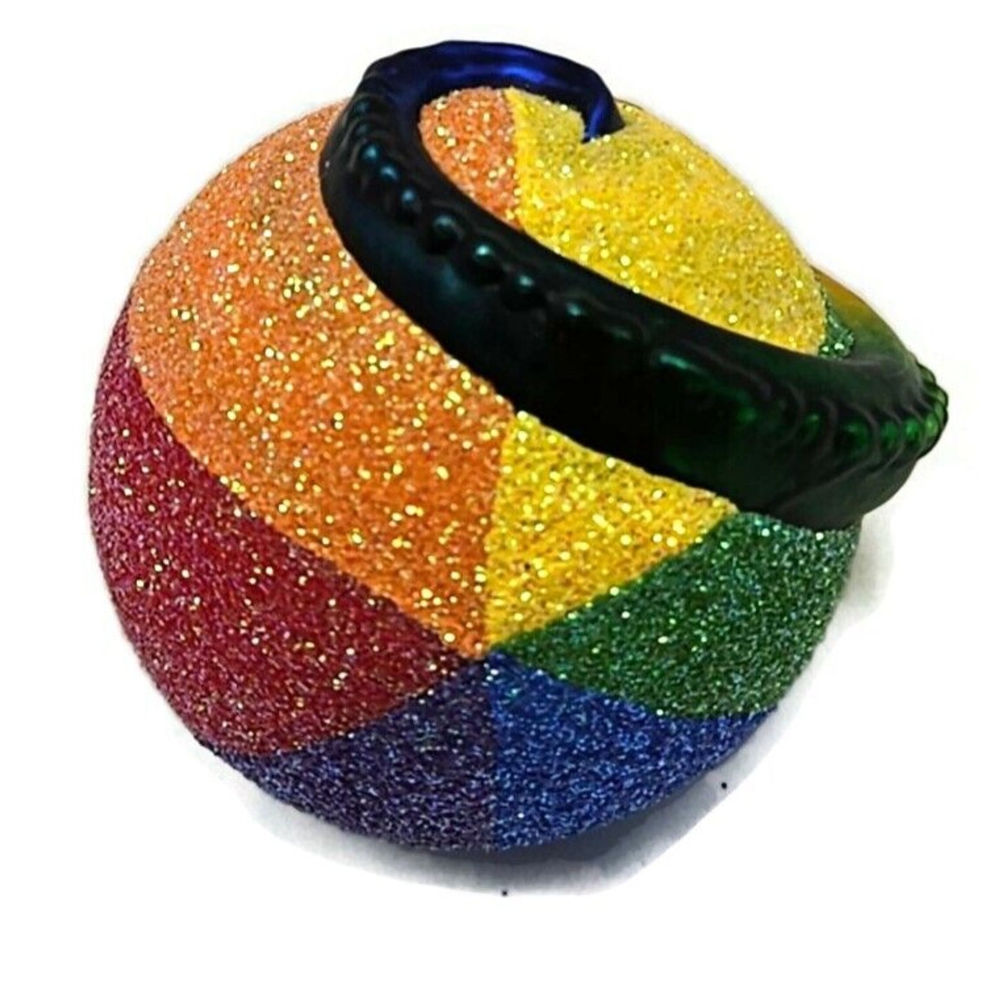 Patricia Breen Miniature Chameleon Rainbow Beach Ball Christmas Tree Ornament