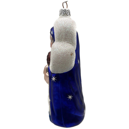 Patricia Breen Madonna of the Sun Cobalt Blue Stars Christmas Tree Ornament