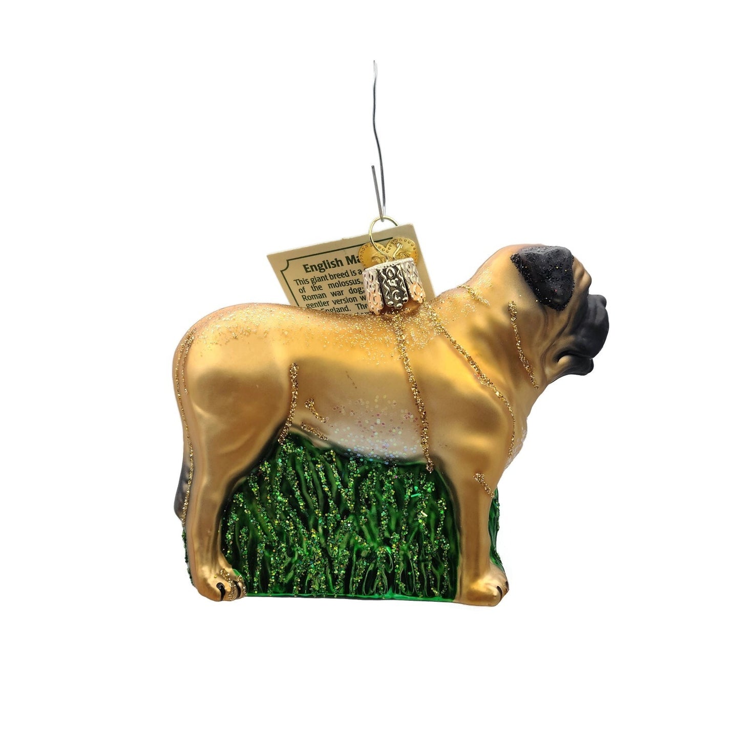 Old World Christmas English Mastiff Dog Christmas Holiday Tree Ornament