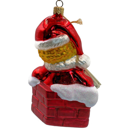 Big Bird Santa Sesame Street Chimney Christmas Ornament Kurt S Adler Polonaise