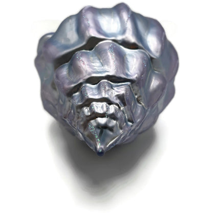 Patricia Breen Coastal Santa Periwinkle Matte Summer Nautical Christmas Ornament