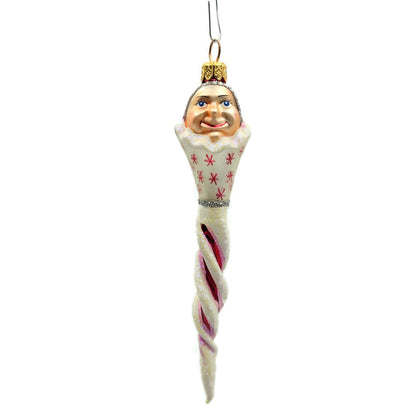 Christopher Radko Jack Frost Jr Red Snow Twist Christmas Tree Ornament 98-265-0
