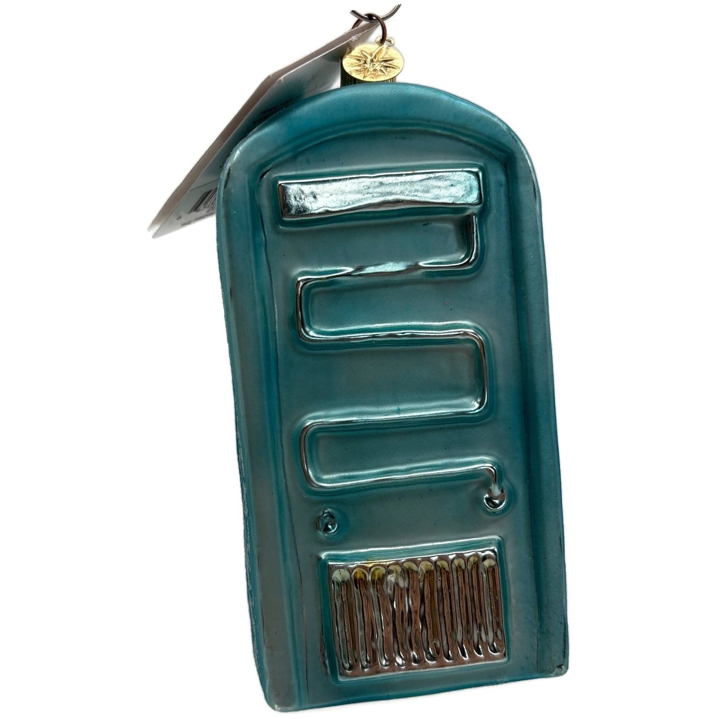 Christopher Radko The Fridge Collection Blue Christmas Tree Ornament 00-128-0