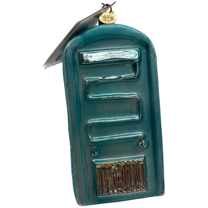 Christopher Radko The Fridge Collection Blue Christmas Tree Ornament 00-128-0