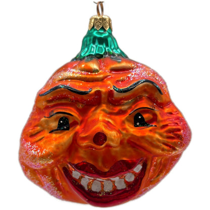 Christopher Radko Pumpkin Eater Orange Halloween Christmas Ornament 96-203-0