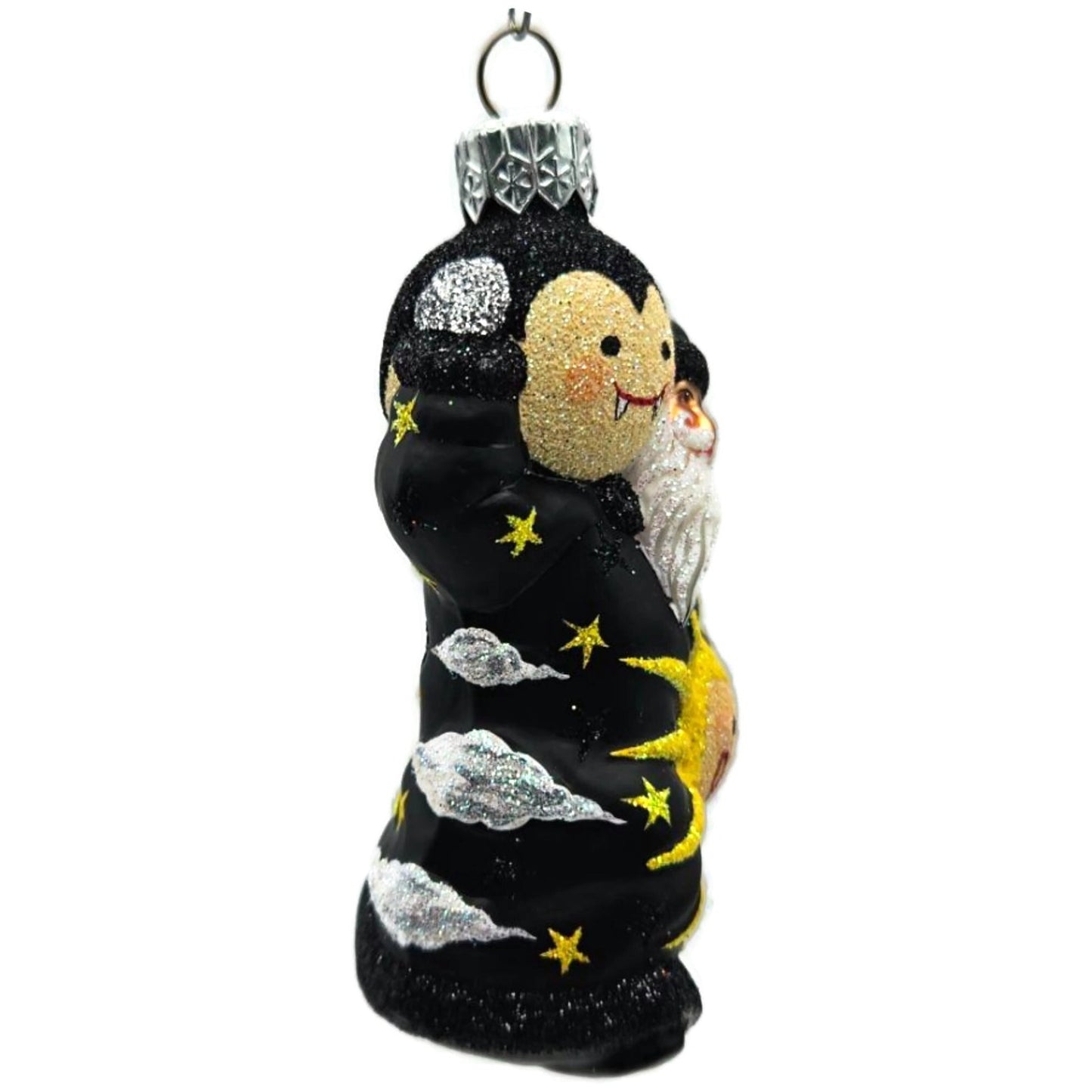 Patricia Breen Miniature Planetary Santa Black Halloween Planets Sun Ornament