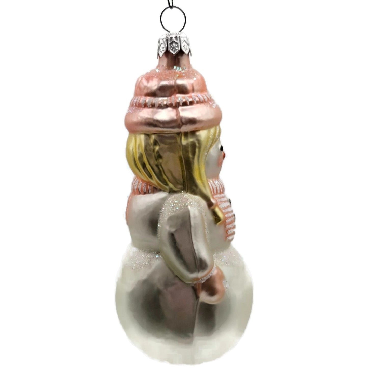 Patricia Breen Snowwoman Pink Scarf Hat Gloves Winter Christmas Tree Ornament