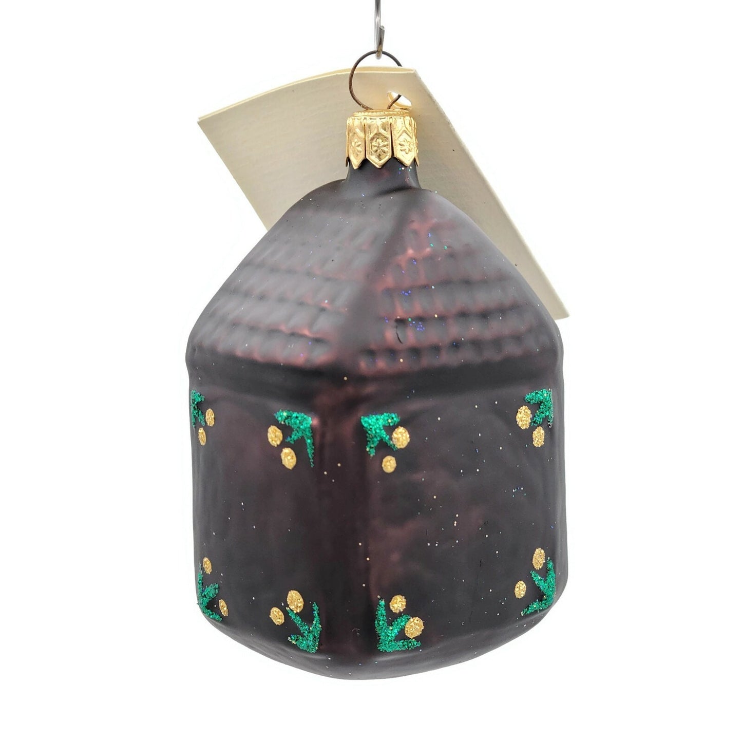 Patricia Breen Hickory Dickory Clock Brown Bird Christmas Tree Holiday Ornament