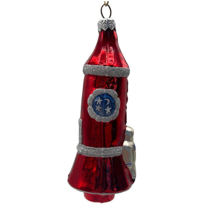 Patricia Breen Rocketboy USA Silver Space Suit Patriotic NASA Christmas Ornament
