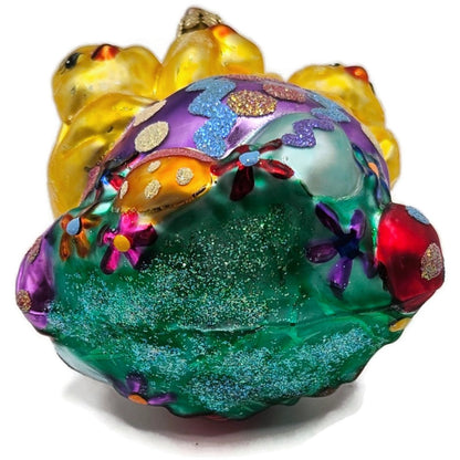 Christopher Radko Petite Peep Trio Gem Easter Christmas Tree Ornament 0106040