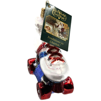 OWC Roller Skate Ornament Shoes Skating Exercise Retro Old World Christmas Tree