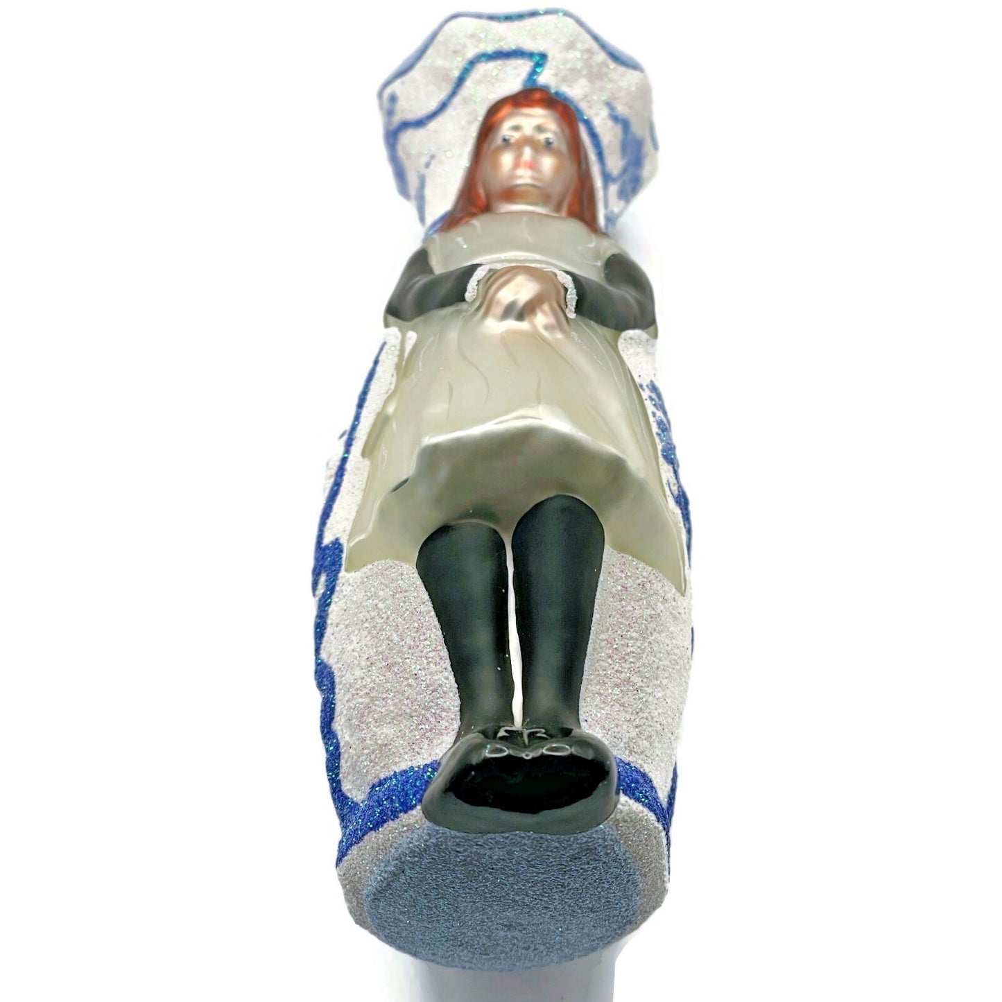 Patricia Breen Girl with Vase Boits Daughter Chinoiserie Christmas Tree Ornament