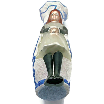 Patricia Breen Girl with Vase Boits Daughter Chinoiserie Christmas Tree Ornament