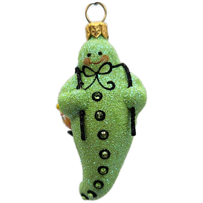 Patricia Breen Halloween Delivery Green Frankenstein Orange Christmas Ornament