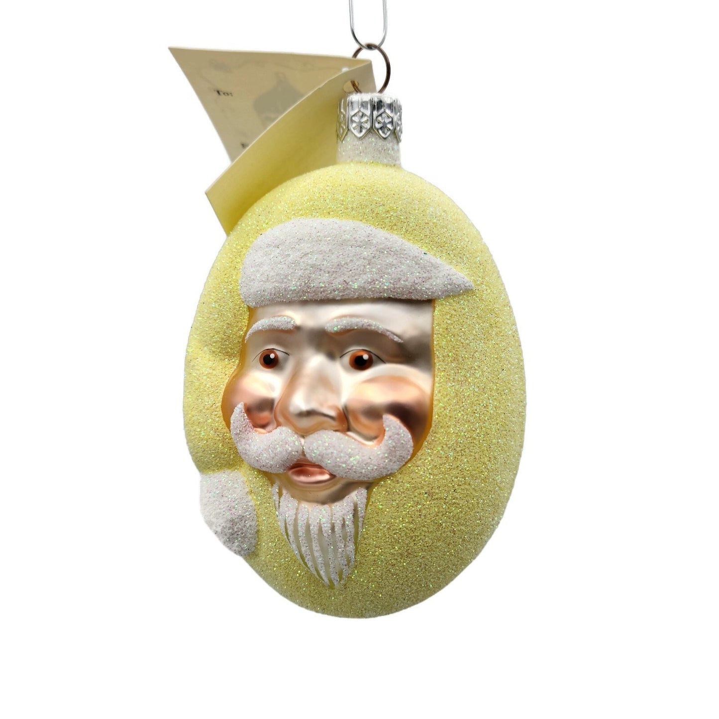 Patricia Breen Jelly Bean Santa Claus Yellow Easter Christmas Tree Ornament