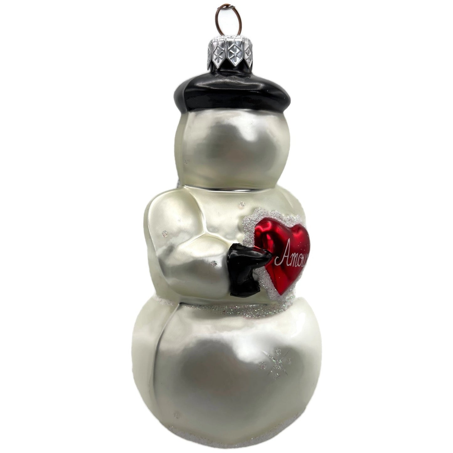 Patricia Breen My Heart Belongs To You Red Heart Amour Dots Christmas Ornament