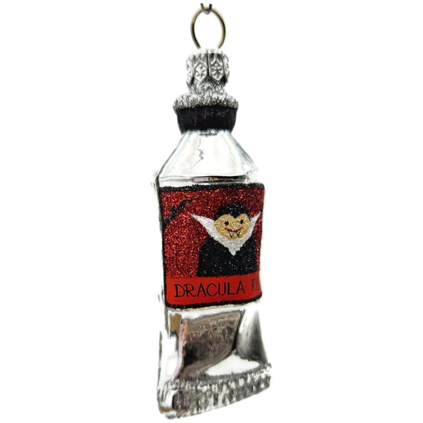 Patricia Breen Miniature Paint Tube Dracula Red Art Mini Halloween Ornament