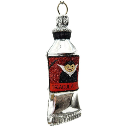 Patricia Breen Miniature Paint Tube Dracula Red Art Mini Halloween Ornament