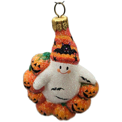Patricia Breen Jack-o-Wreath Bat Orange Pumpkins Halloween Christmas Ornament