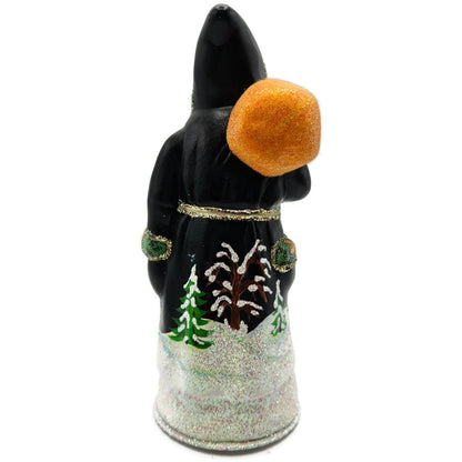 Ino Schaller Russian Fable Orange Black Paper Mache Candy Container Limited CATZ