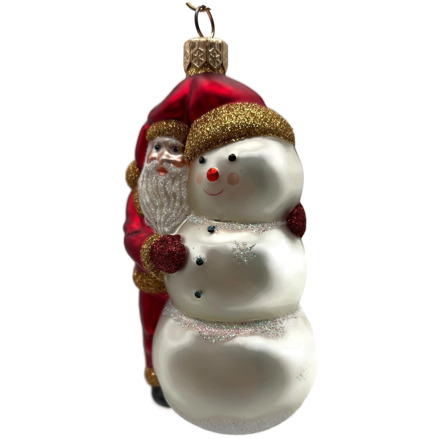 Patricia Breen Friends Snowman Santa Claus Snowflakes Christmas Tree Ornament
