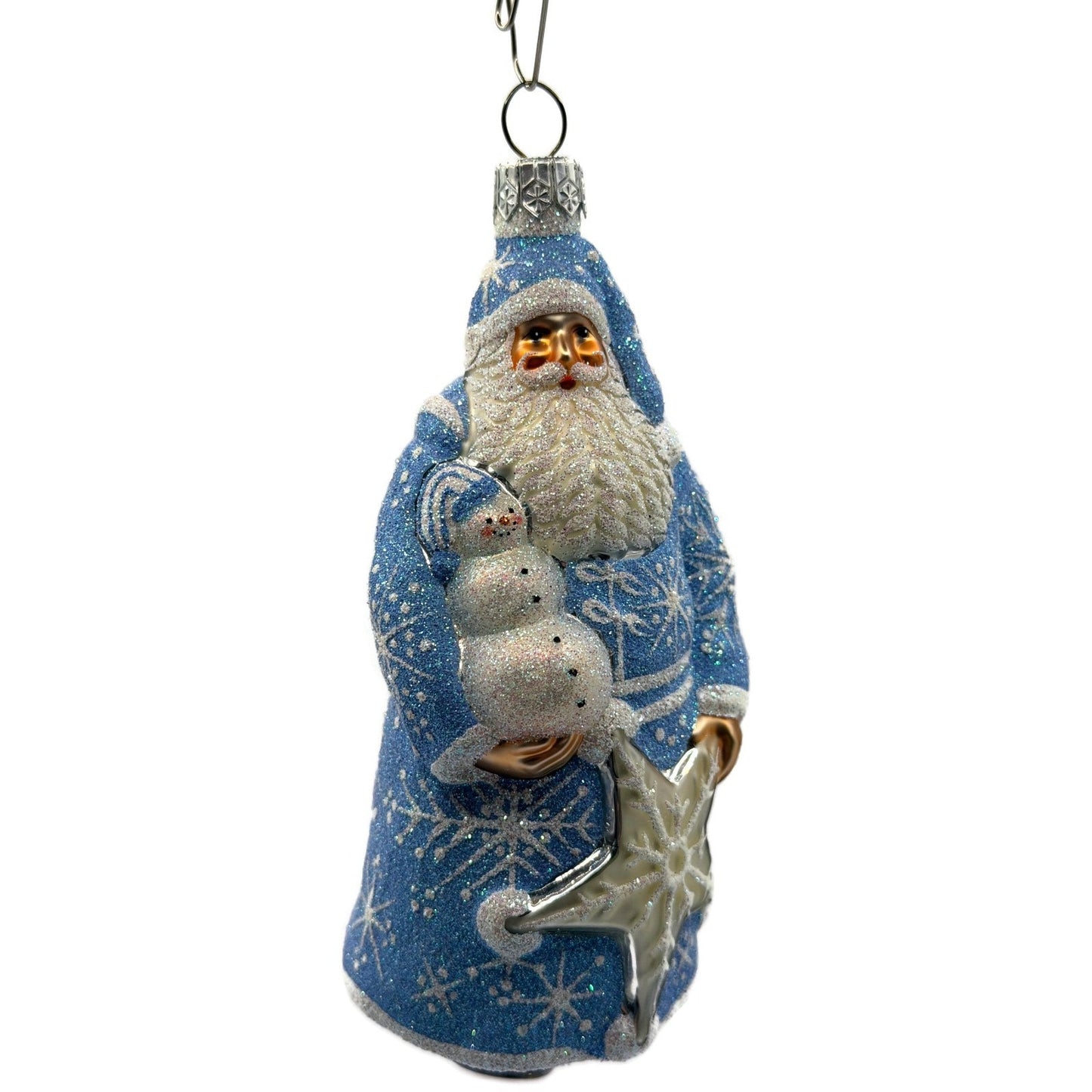 Patricia Breen The Season is Here Santa Snowman Star Snowflakes Ornament 2345