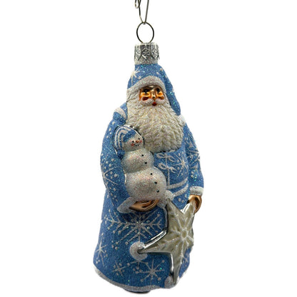 Patricia Breen The Season is Here Santa Snowman Star Snowflakes Ornament 2345