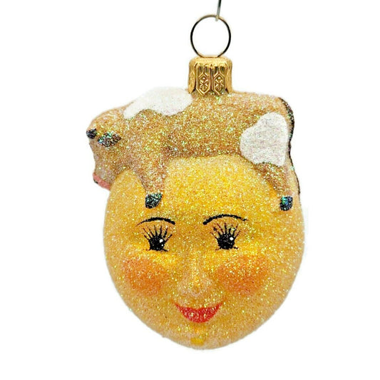Patricia Breen Miniature The Cow Jumped Over The Moon Yellow Christmas Ornament