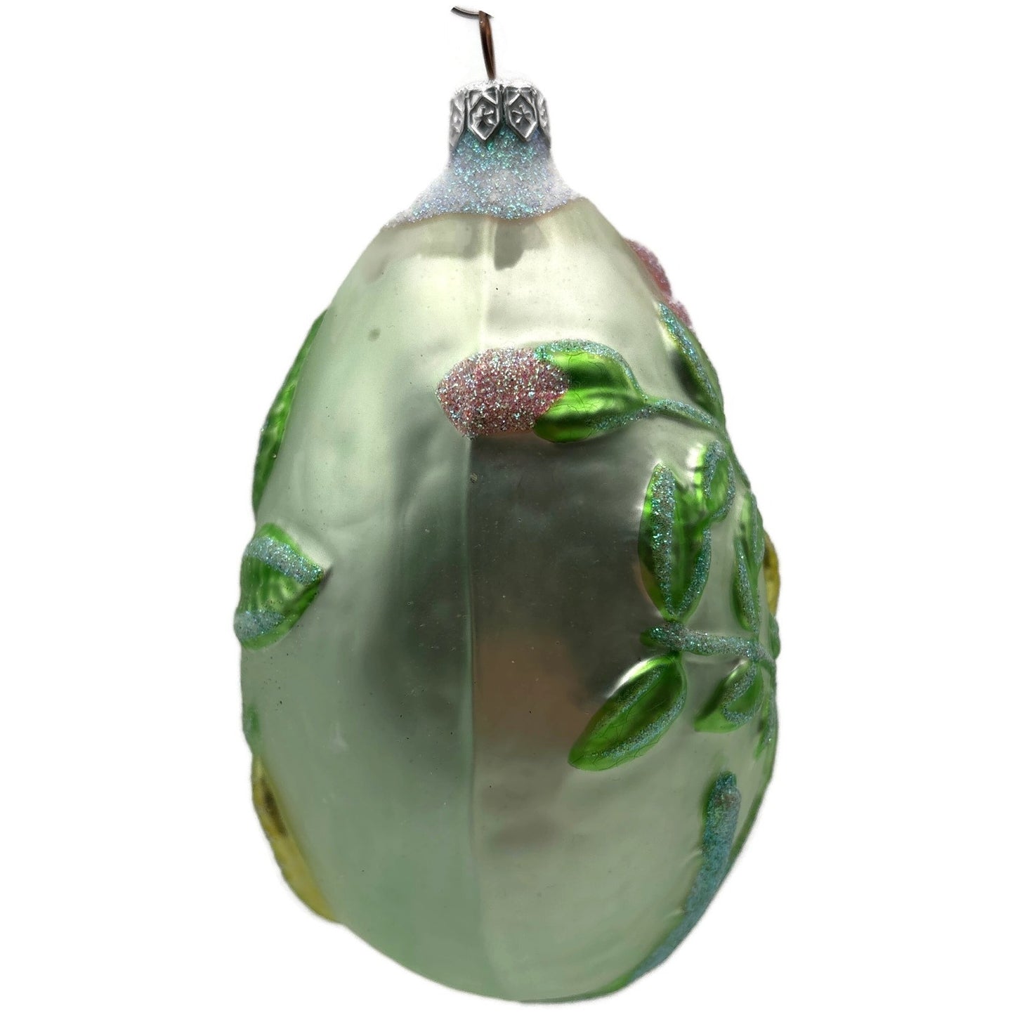 Patricia Breen Chrysalis Egg Green Flowers Easter Spring Christmas Tree Ornament