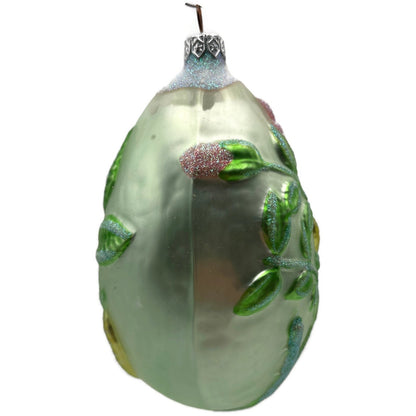 Patricia Breen Chrysalis Egg Green Flowers Easter Spring Christmas Tree Ornament