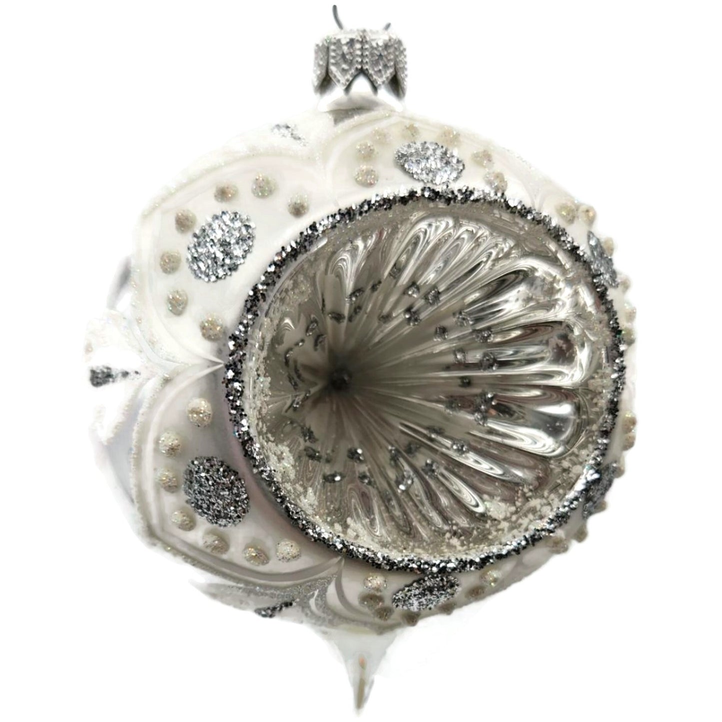 Heartfully Yours Radko Ashmont Reflector Christmas Ornament HRTLY-1188-GLITTER