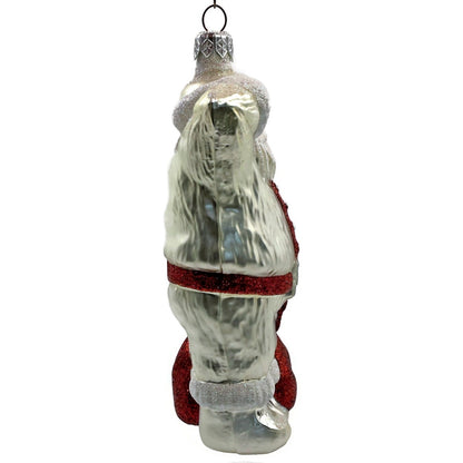 Patricia Breen A Santa for Thomas Pearl Red Bag Christmas Tree Ornament