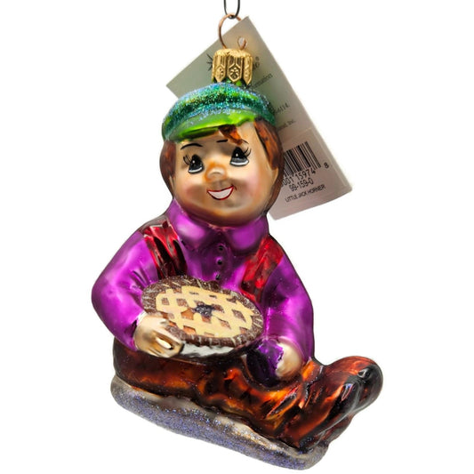 Christopher Radko Little Jack Horner Pie Plum Boy Christmas Ornament 99-159-0