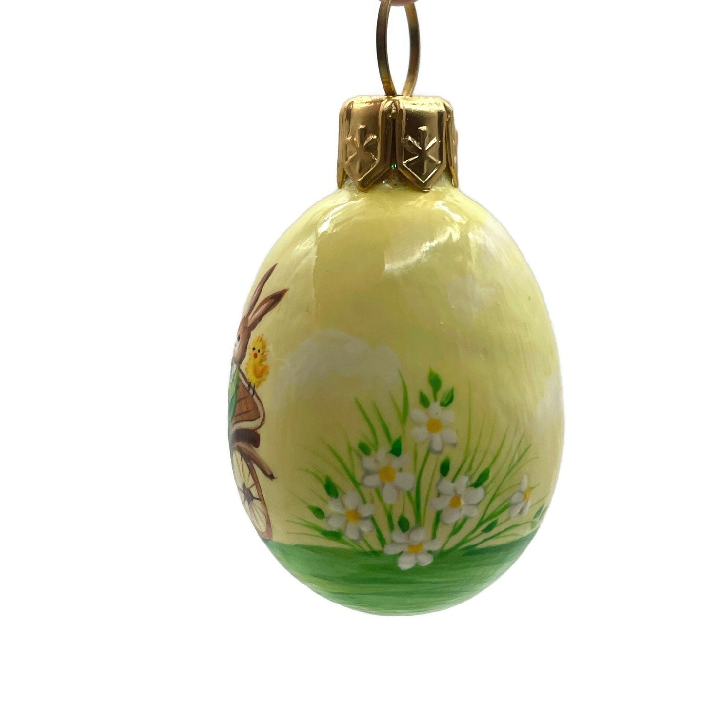 Patricia Breen Miniature Egg Surprise Rex Rides Easter Christmas Tree Ornament