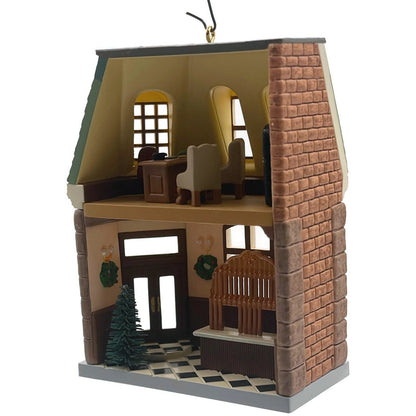 Hallmark Ornament Corner Bank Nostalgic Houses Shops Christmas Tree Keepsake